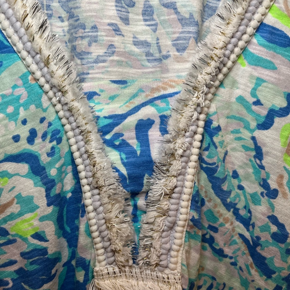Lilly Pulitzer “Zandra” Dress – Medium – Blue/Green - Picture 5 of 9